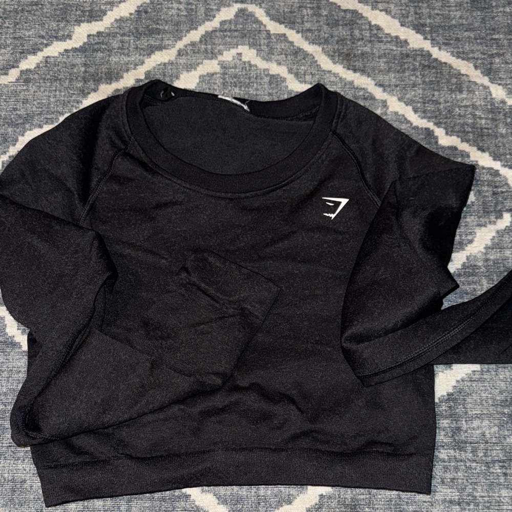 Gymshark Black Long Sleeve Top